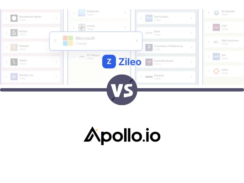 zileo vs apollo business development tools comparison