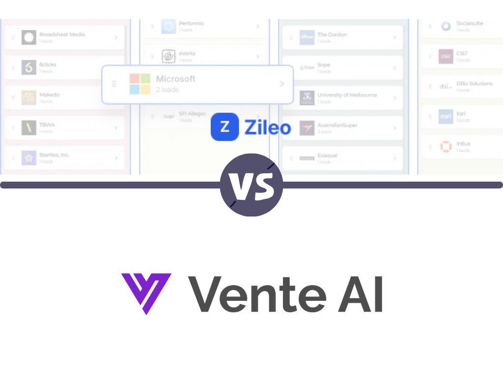 zileo and vente ai comparison